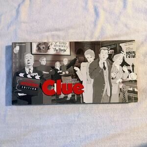 Clue Alfred Hitchcock Edition Board Game Complete USAopoly Parker Bros
